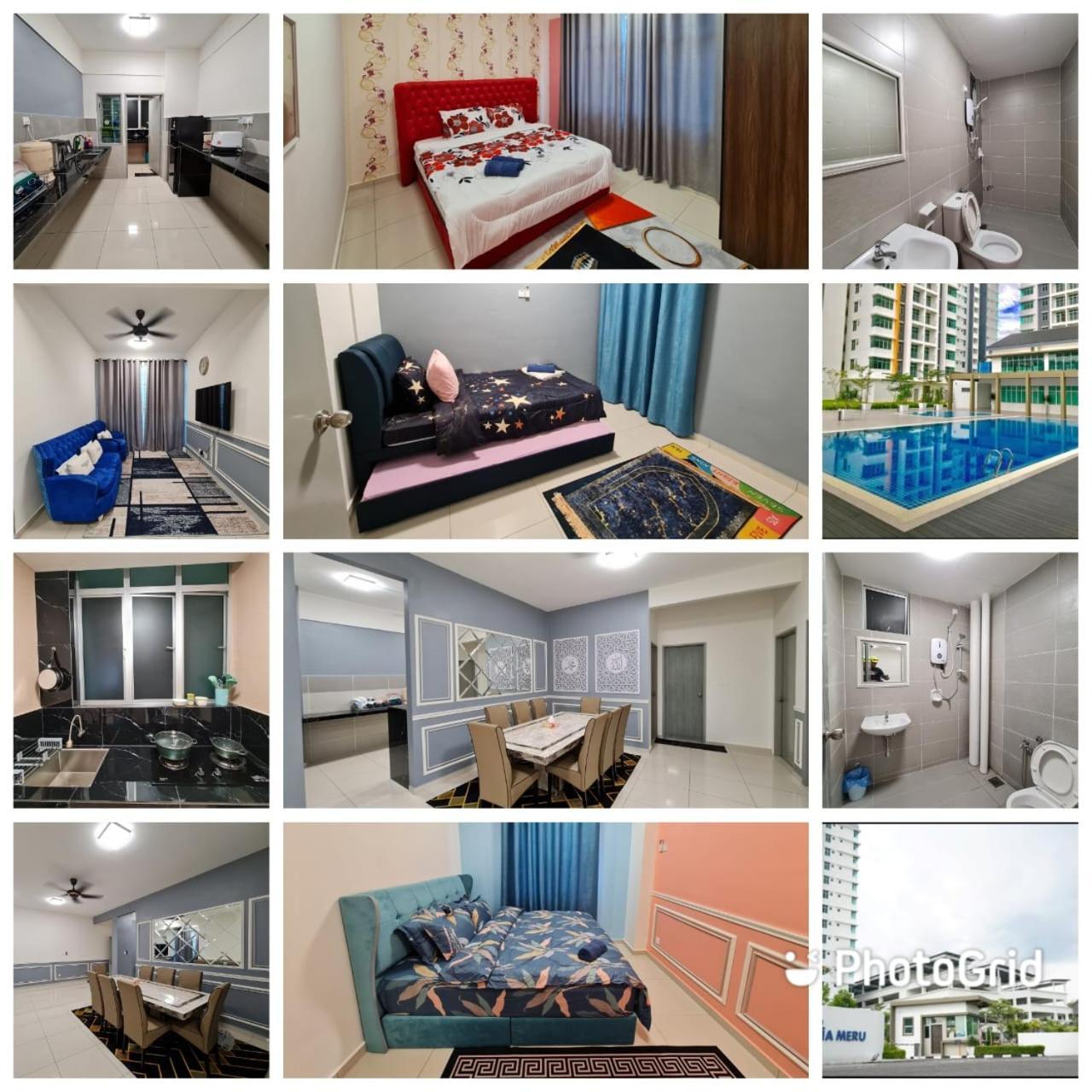 Apartment Epoh Meru Raya F3 With Netflix *